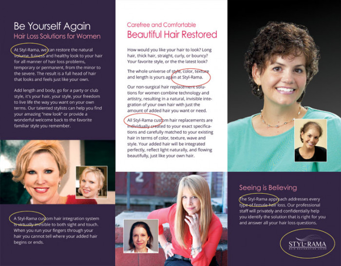 Women's Tri-Fold Brochure, Customizable - Image 2